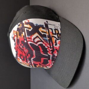 Fox Racing Flex Fit L/XL Black/Multicolor Fitted Hat